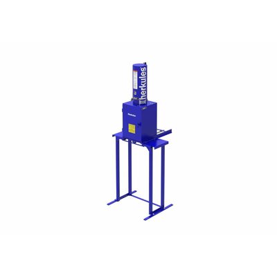 Herkules Equipment HCR1 - Paint Can Crusher with Stand and Automatic Ejector