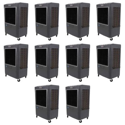 Hessaire Pallet of 10 Units of MC37V 3,100 CFM 3-Speed Portable Evaporative Cooler (Swamp Cooler) for 950 sq ft