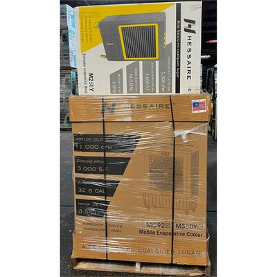 Hessaire 2 HESMC92V-FPD and 2 HESMC61V Evap Coolers