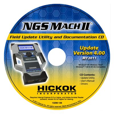 Hickok NGS Mach II v4.0 2011 Software Update
