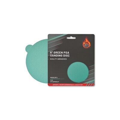 High Teck Products (5 pcs pack) 6" GREEN PSA Sanding Disc 220 Grit