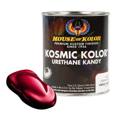 House Of Kolor Kosmic Kolor UK03-Q01 Urethane Enamel Kandy, 1 qt Can, Wild Cherry