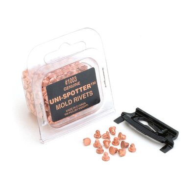 H&S AutoShot UNI-1003 Molding Rivets Steel Copper-Flash (500 pack)