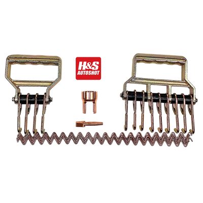 H&S AutoShot UNI-2120 Uni-Wire Deluxe Kit with 4 and 9 Finger Claws, Wire, Tip and Stand-OffCollar