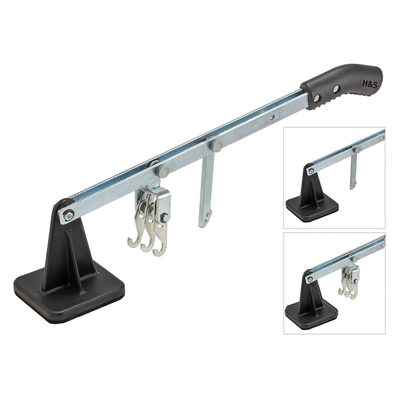 H&S AutoShot UNI-7600-01 Dent Pull Lever Tool 18-inch with 3-Finger Claw and Single Stud Extension