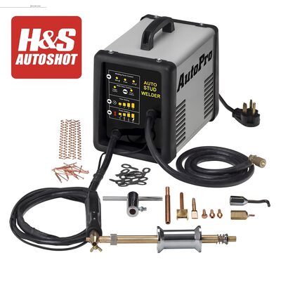 H&S AutoShot UNI-9500 Steel Dent Pulling Welder Multi-Function with Accessories