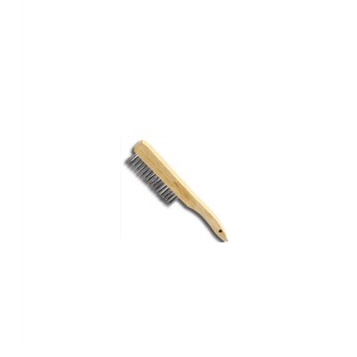 H&S AutoShot UNI-9852 Stainless Steel Brush for Aluminum Repairs 10-inch Handle