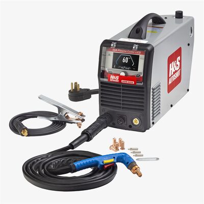 H&S AutoShot HSW-6006 Plasma Cutter 60 Amp LCD Inverter 3/4-inch Genuine Cut (208-240VAC)