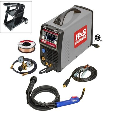 H&S Autoshot 140A MultiMIG Welder Package with welding cart