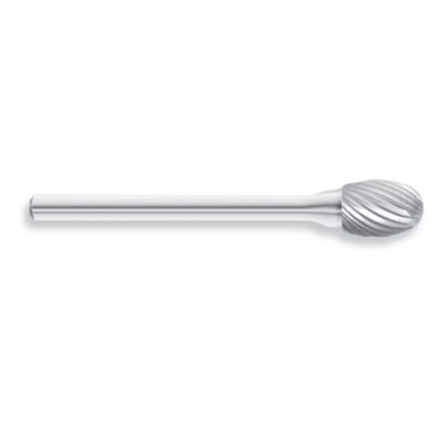 HTC Tool SE-51 Solid Carbide Burr, Oval Egg Shape, Single Cut