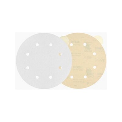 Indasa USA,Inc. 60-600 Rhynostick White Line Abrasive Solid Disc, 6 in Dia, 600 Grit