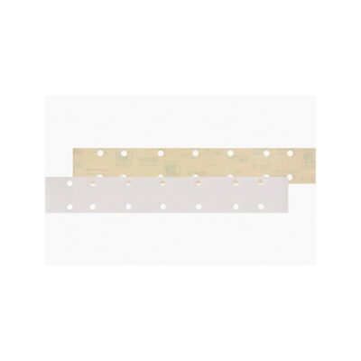 Indasa USA,Inc. 95-40 Rhynostick White Line Long File Board Sheet Strip, 17-1/2 in L x 2-3/4 in W, 40 Grit