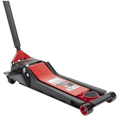 American Forge & Foundry Service Jack - 2 Ton Capacity - Lightning Lift - Long Chassis - Low Profile - 2 pc Handle - 2.9" Min H to 23.6" Max H - SUPER DUTY