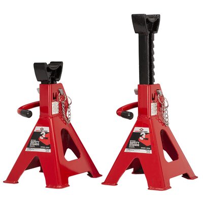 American Forge & Foundry Jack Stands - 3 Ton Capacity - Ratcheting - Double Locking - Pair
