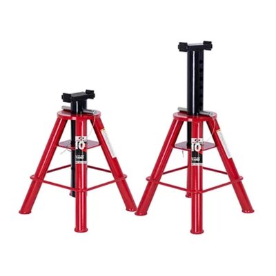 American Forge & Foundry Jack Stands - 10 Ton Capacity - Pin Style - Medium Lift - Pair