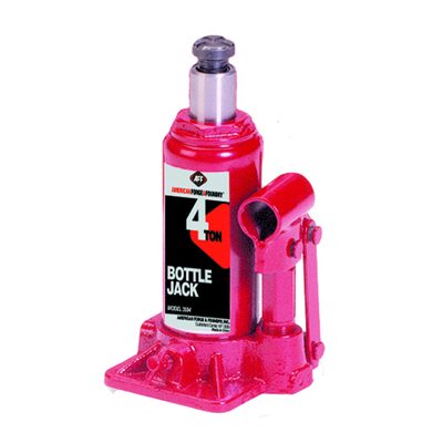 American Forge & Foundry Bottle Jack - 4 Ton Capacity - Manual - Heavy Duty