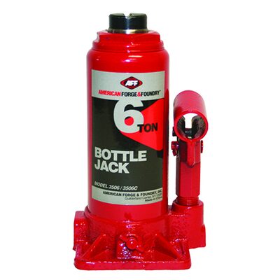 American Forge & Foundry Bottle Jack - 6 Ton Capacity - Manual - Heavy Duty