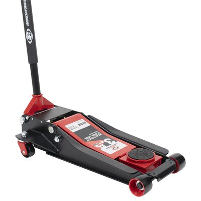 American Forge & Foundry Service Jack - 3.5 Ton Capacity - Lightning Lift - Short Chassis - 1 pc Handle - 3.75" Min H to 20.5" Max H - Heavy Duty