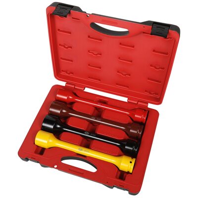 American Forge & Foundry Torque Limiting Socket Set - 3/4" Drive - 4 Pc. - 1 1/4"(250 Ft/Lbs), 33mm-1 5/16"(475 Ft/Lbs), 1 1/2"(475 Ft/Lbs), 13/16"(475 Ft/Lbs)