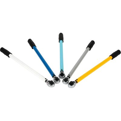 American Forge & Foundry Torque Wrench Set - 1/2" Drive 5 Pc. - Preset - 65,100,120,120 & 140 Ft/Lbs (88-190 Nm)