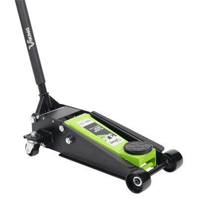 Viking by American Forge & Foundry Floor Jack - 3.5 Ton Capacity - Lightning Lift - Short Chassis - 2 pc Handle - 4.5" Min H to 18.3" Max H