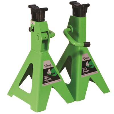 Viking by American Forge & Foundry Jack Stands - 4 Ton Capacity - Ratcheting - Pair