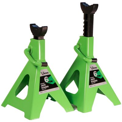 Viking by American Forge & Foundry Jack Stands - 6 Ton Capacity - Ratcheting - Pair