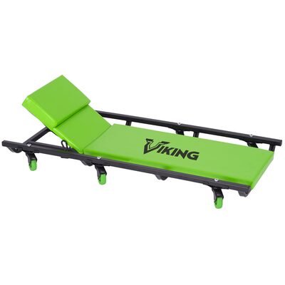 Viking by American Forge & Foundry Mechanic's Creeper w/ Adjustable Headrest - 40" - 6 Wheel - 400 Lbs. Capacity