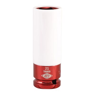 American Forge & Foundry Mag Wheel Protective Deep Impact Socket - 1/2" Drive - 21mm