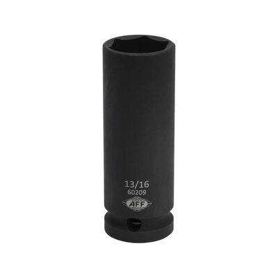 American Forge & Foundry Impact Socket - 1/2" DR - 13/16" - Deep