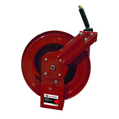 American Forge & Foundry Air Hose Reel - 3/8" Diameter - 50 ft. Length - 1/4" NPT - 300 PSI