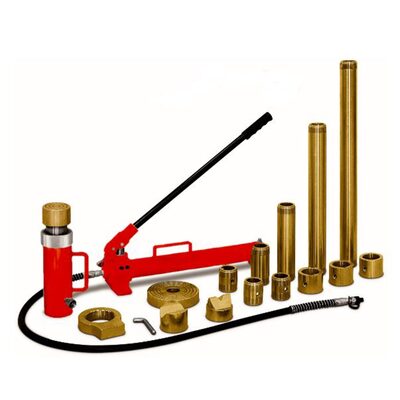 American Forge & Foundry Collision & Body Repair Kit - 10 Ton Capacity - 21 pc Kit - With 2 Speed Quick Pump - Includes Pressure Guage - SUPER DUTY