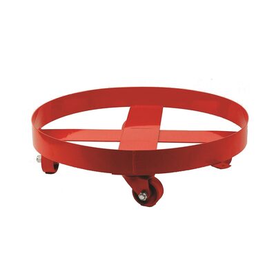 American Forge & Foundry Drum Band Dolly - 55 Gallon - Steel - Four 3" Swivel Casters