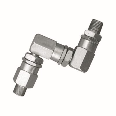 American Forge & Foundry Grease Fitting 360&deg; "Z" Swivels Adapter - 1/4" NPT M x 27 TPI M