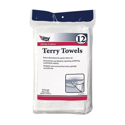 Intex White Terry Towels