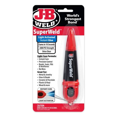 J B Weld J-B Weld 33301 SuperWeld Light-Activated Instant Glue - 5 g