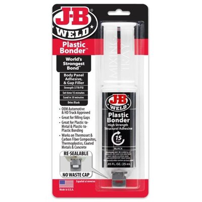 J B Weld J-B Weld 50139 PlasticBonder Syringe - 25 ml.
