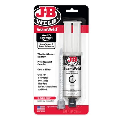 J B Weld J-B Weld 50178 SeamWeld Seam Sealer and Panel Adhesive Syringe - 25 ml.