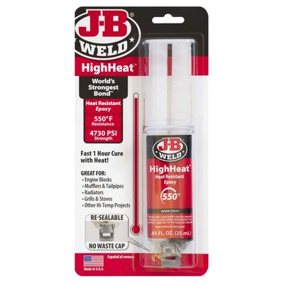 J B Weld J-B Weld 50197 High Heat Syringe - 25ml.
