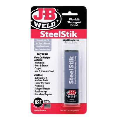 J B Weld J-B Weld 8267-S SteelStik Steel Reinforced Epoxy Putty Stick - 2 oz.