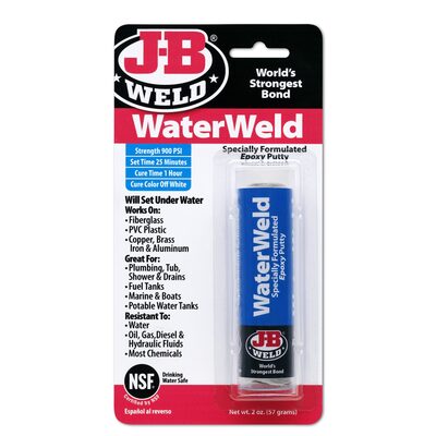 J B Weld J-B Weld 8277 WaterWeld Epoxy Putty Stick - 2 oz. Off White