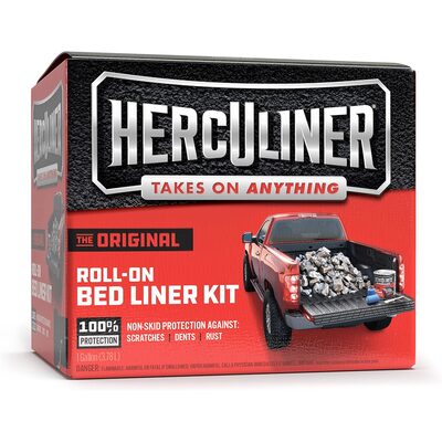 J B Weld Herculiner Roll- On Bed Liner Kit 1 Gallon