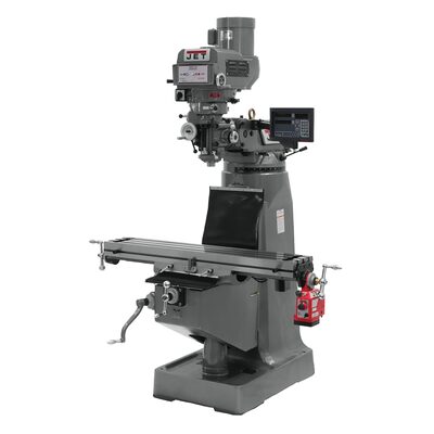 Jet Tools JTM-4VS Mill With Newall NMS800 DRO and X- Axis Powerfeed