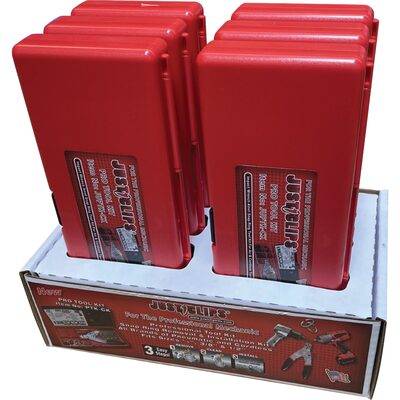 Just Clips 6 Pack of Professional Tool Kits in a counter display box