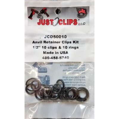 Just Clips 10-PK 1/2-inch clip O-Ring Kit