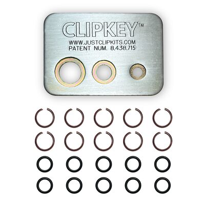 JUST CLIPS CLIPKEY SET WITH 10 SETS OF 3/8" FRICTION RINGS & O-RINGS