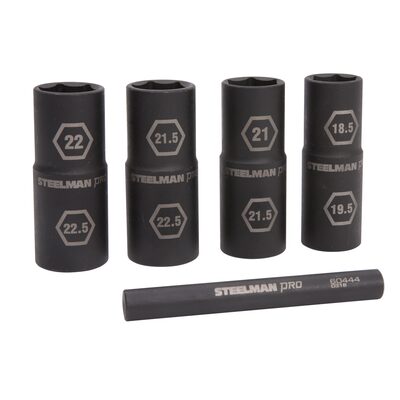 J S Products (steelman) Impact Socket and Tool Set, 5-Piece