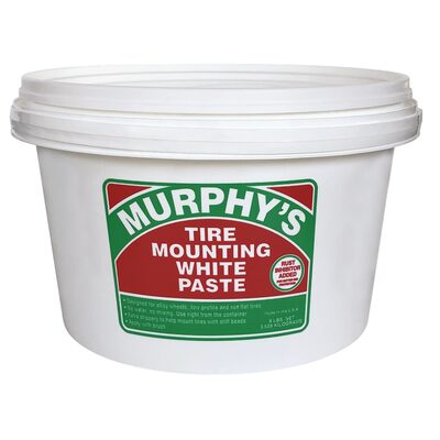JTM PRODUCTS INC  Murphy's Tire Mounting White Paste with Rust Inhibitor 8lb Low Profile Pail