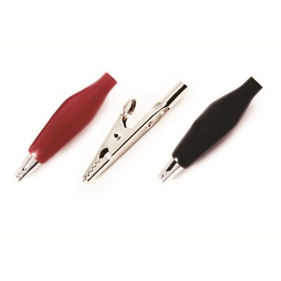 The Best Connection 2" Test Clips  Blk & Red