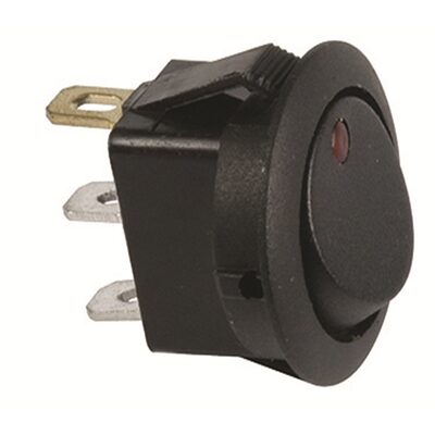 The Best Connection 10 Amp 12V Led Round Rocker